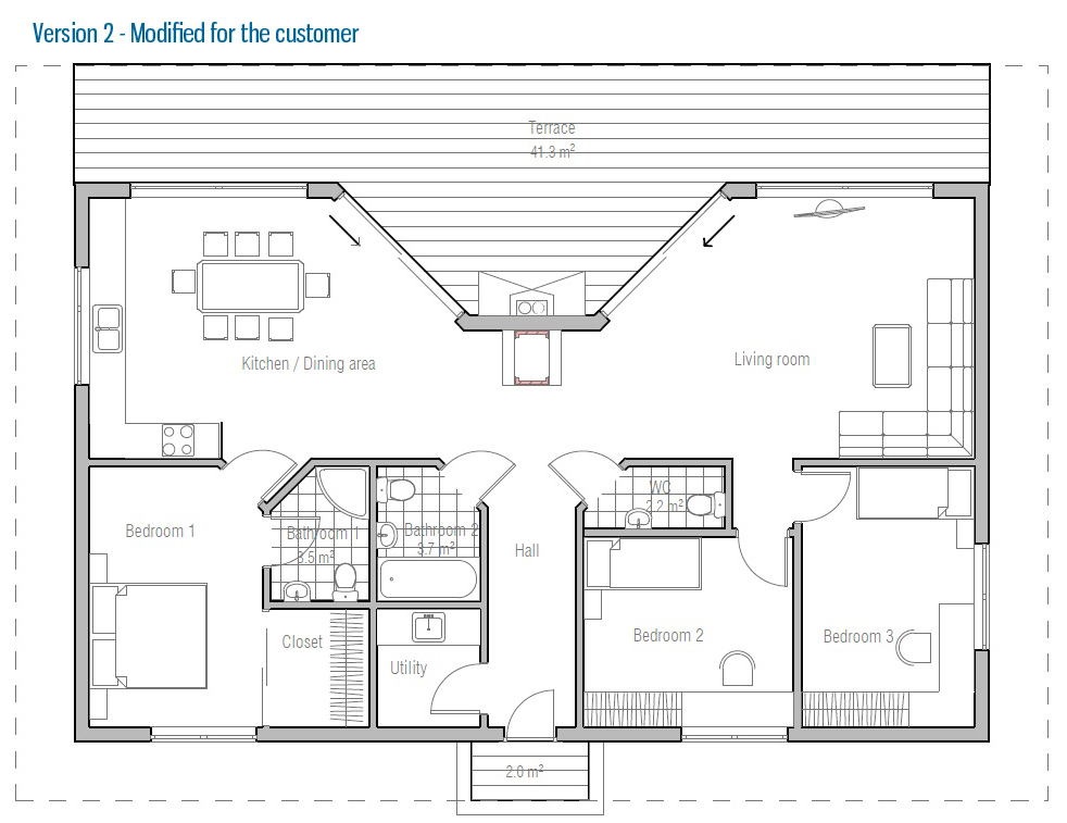 house design one-floor-home-nice-terrace-ch61 11