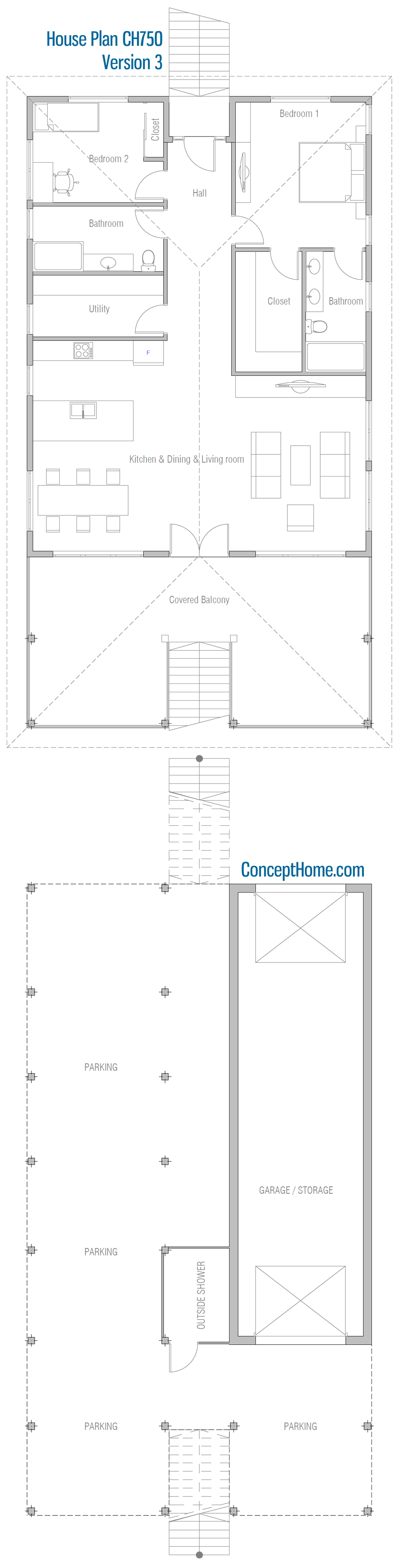 house design house-plan-ch750 34