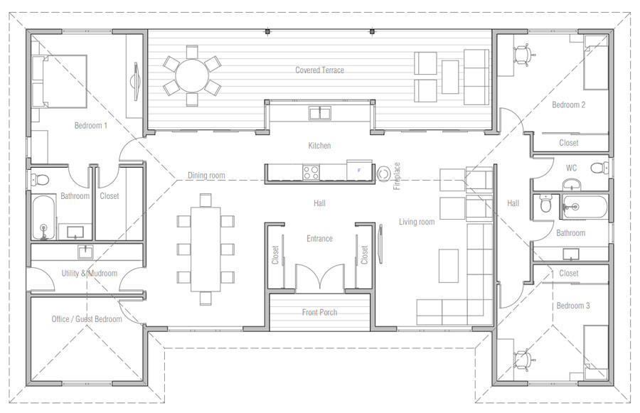 house design small-house-plan-ch761 10