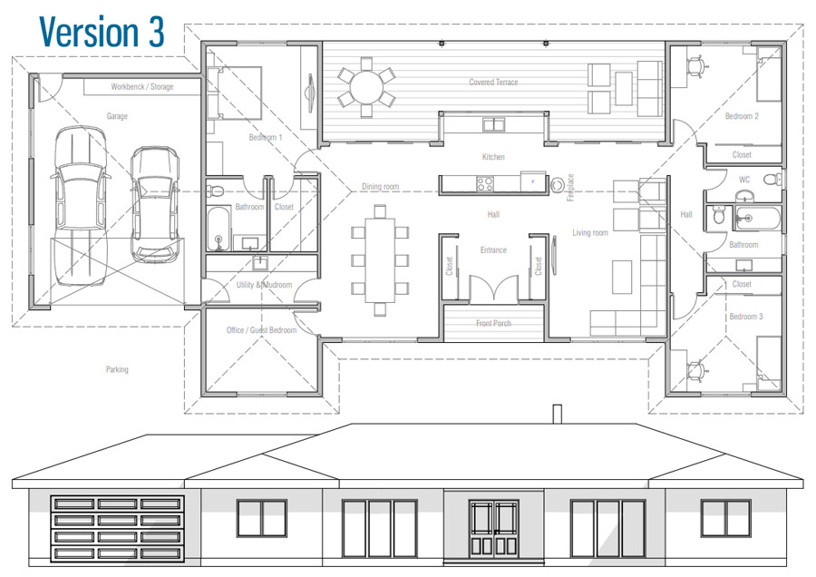 house design small-house-plan-ch761 14