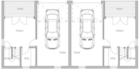 duplex house 10 house plan ch412D.png