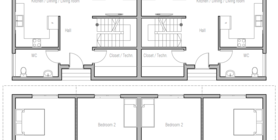 duplex house plans 11 house plan ch350D.png