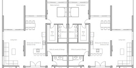 duplex house plans 10 house plan CH466D.jpg