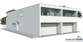duplex house plans contemporary duplex 83d2  2 .jpg