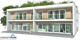 Duplex House Plan CH159D