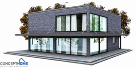 modern house plans 001 house plan ch148.JPG
