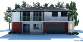 modern houses 001 house plan ch205.gif