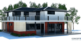 modern houses 03 house plan ch205.gif