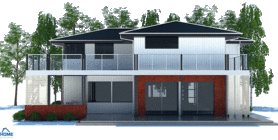 modern houses 07 house plan ch206.gif