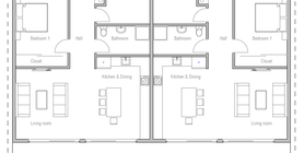 duplex house plans 10 house plan ch265 d.png