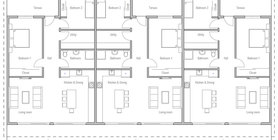 duplex house plans 30 HOUSE PLAN CH263D V3 Triplex.jpg