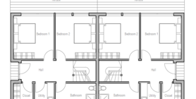 duplex house 10 house plan ch99d.png