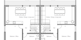 duplex house plans 11 house plan ch99D.png