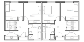 duplex house 10 house plan ch349d.png