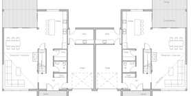 duplex house 10 house plan ch356.jpg