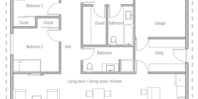 affordable house plans 10 house plan ch419.png