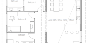 modern house plans 10 house plan ch280.png