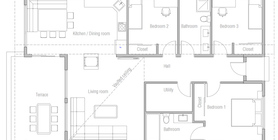 affordable house plans 20 house plan ch494.jpg