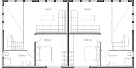 duplex house 12 house plan ch513.jpg